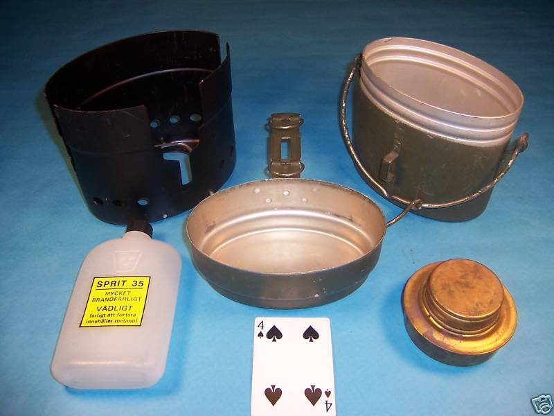 Swedish stove and mess kit